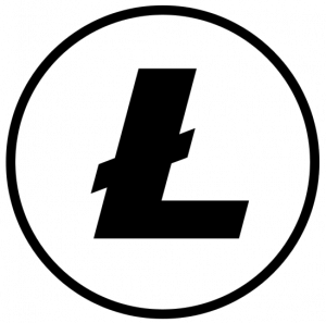 Litecoin Logo Schwarz